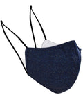 Reiss Silk-Blend Mask Navy One Size