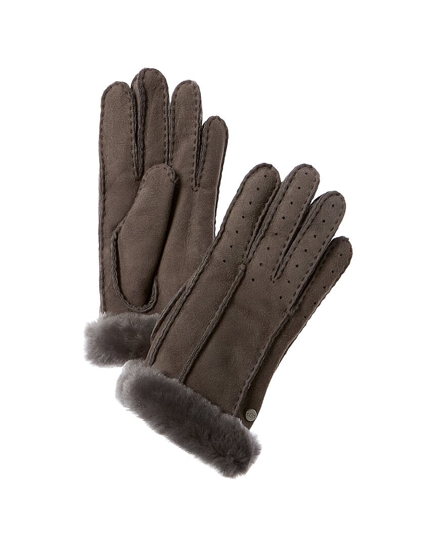 Ugg Classic Perforated Two Point Suede Gloves