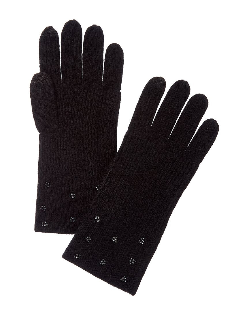 Forte Cashmere Crystal Cuff Cashmere Gloves