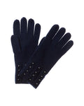 Forte Cashmere Pearl-Studded Cashmere Gloves