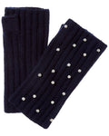 Sofiacashmere 2X2 Rib Fingerless Cashmere Glove