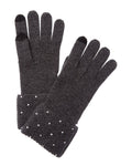 Sofiacashmere Heat Set Cuffs Cashmere Glove