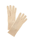 Hannah Rose Lurex Cashmere Gloves
