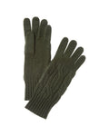 Hannah Rose Wide Cable Cashmere Gloves