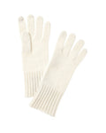 Hannah Rose Lurex Cashmere Gloves