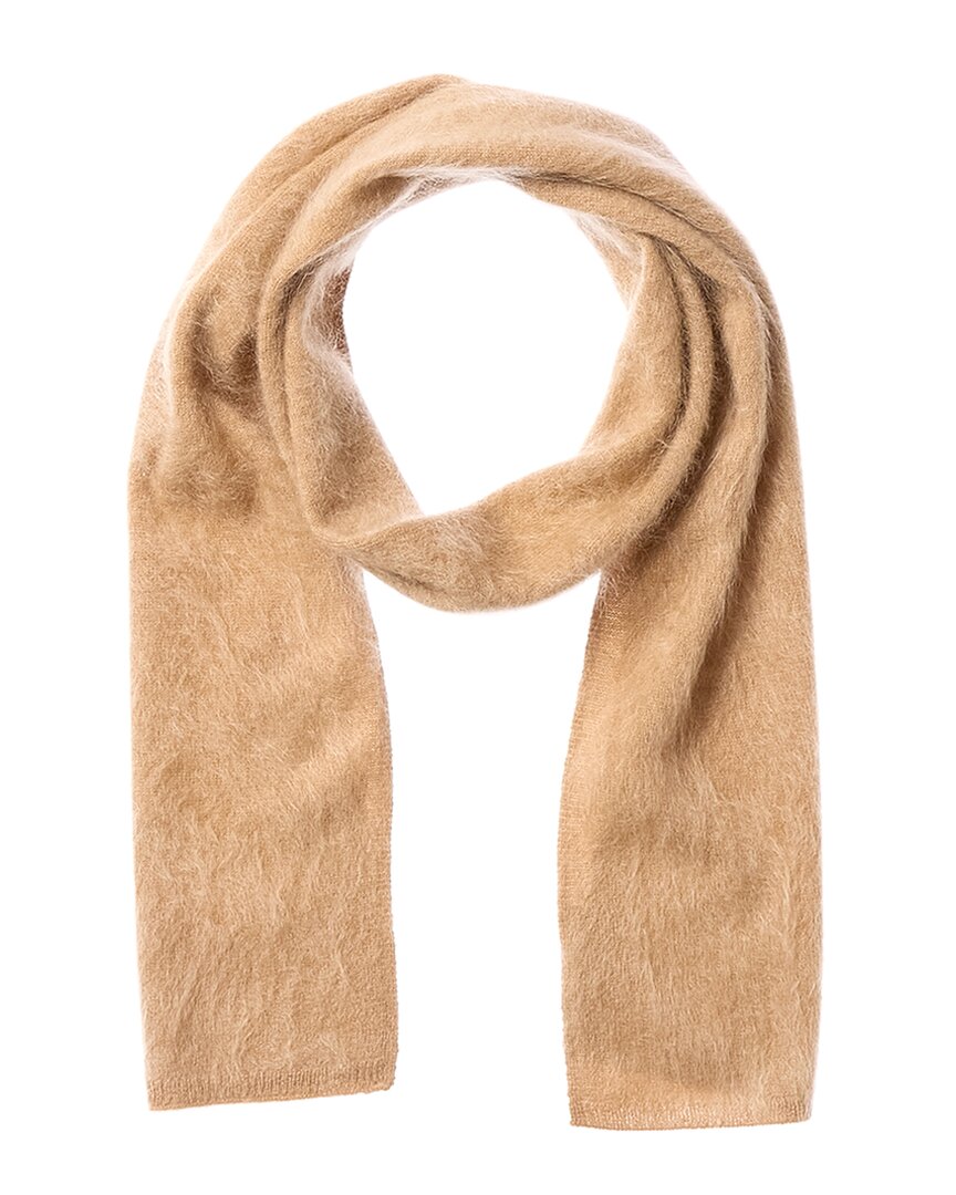 Amicale Cashmere Brushed Cashmere Hat & Scarf Set