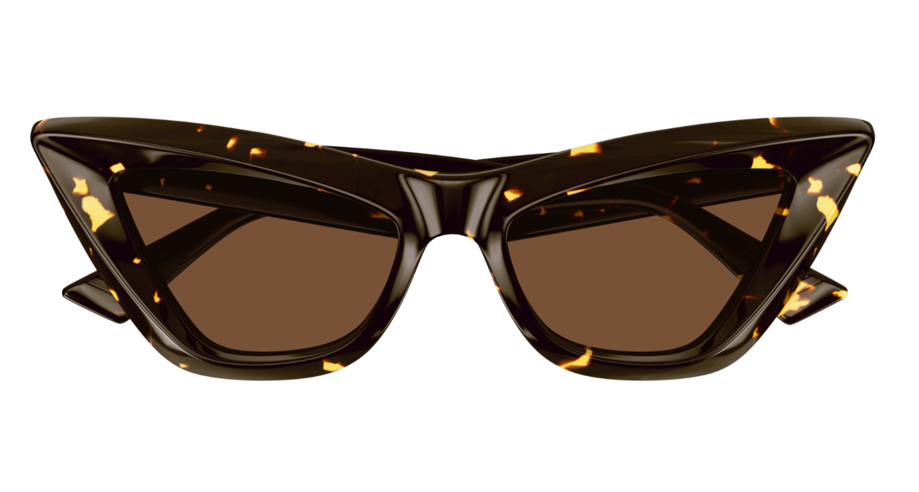 Bottega Veneta BV1101S-002 Tortoiseshell Cat-Eye Sunglasses