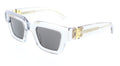 Bottega Veneta BV1230S-001 Bold Transparent Rectangular