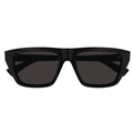 Bottega Veneta BV1291S-001 Bold Black Geometric Cat-Eye