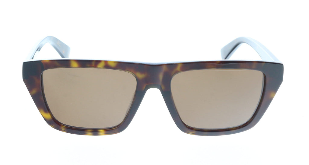 Bottega Veneta BV1291S-002 Havana Square Acetate Sunglasses –