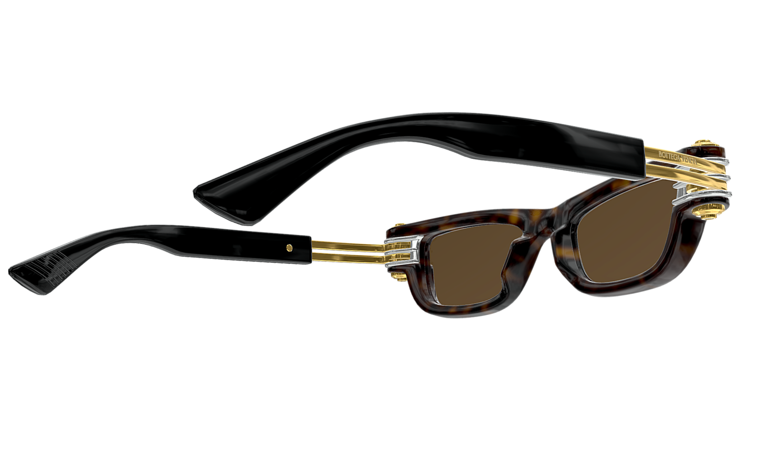 Bottega Veneta BV1308S-002 BV1251S Retro Tortoise Shell
