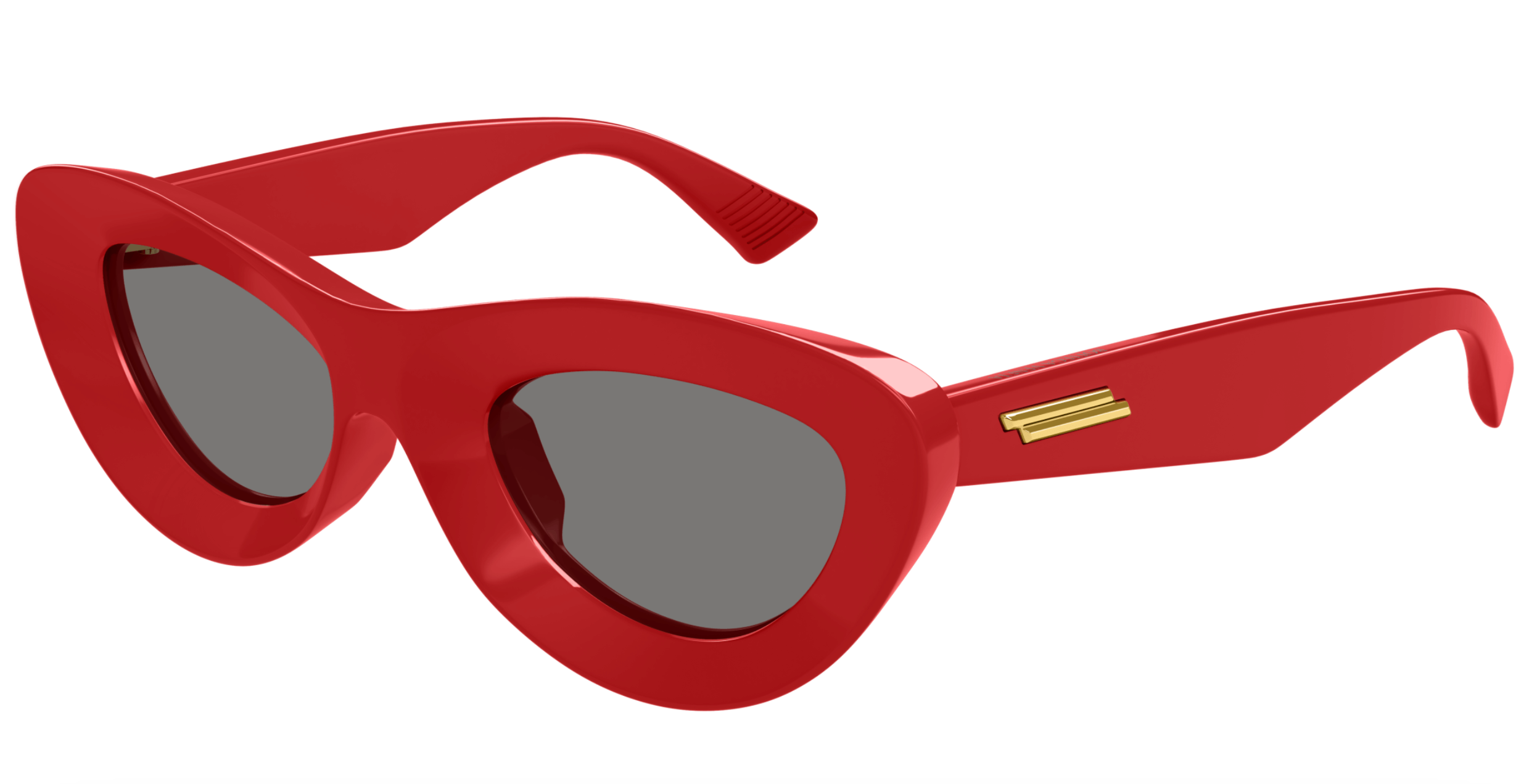 Bottega Veneta BV1325S-003 Bold Red Cat-Eye Sunglasses  Dark