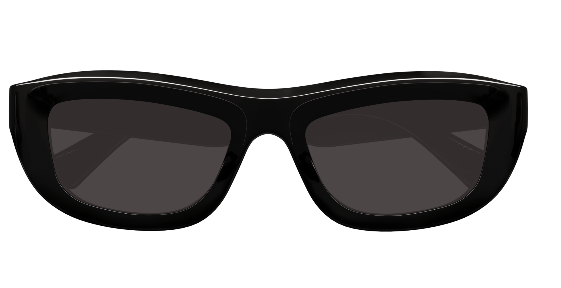 Bottega Veneta BV1326S-001 Square Sunglasses  Gold Detailing