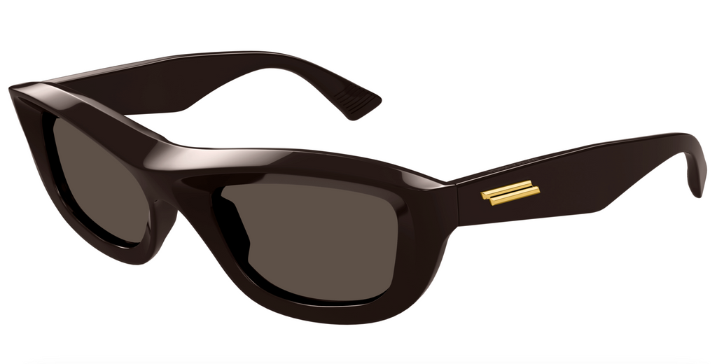 Bottega Veneta BV1326S-002 Bold Square Brown Sunglasses
