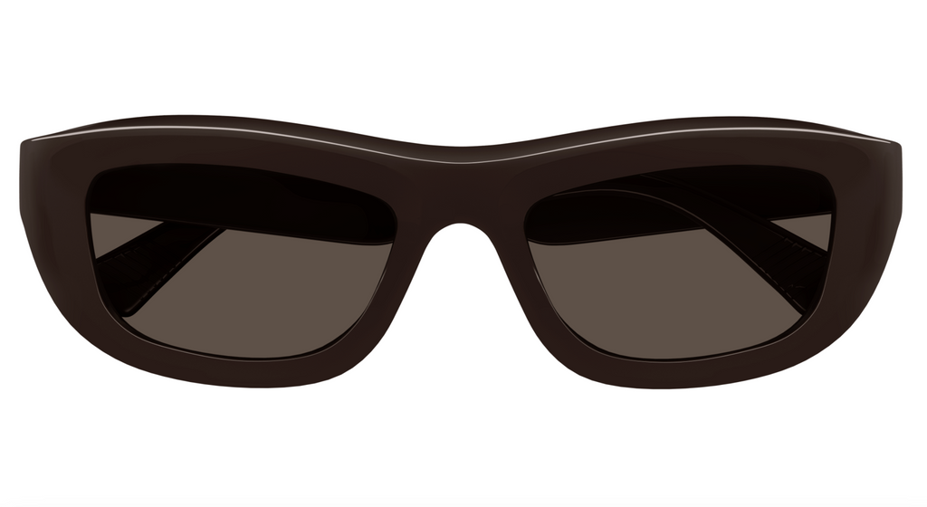 Bottega Veneta BV1326S-002 Bold Square Brown Sunglasses