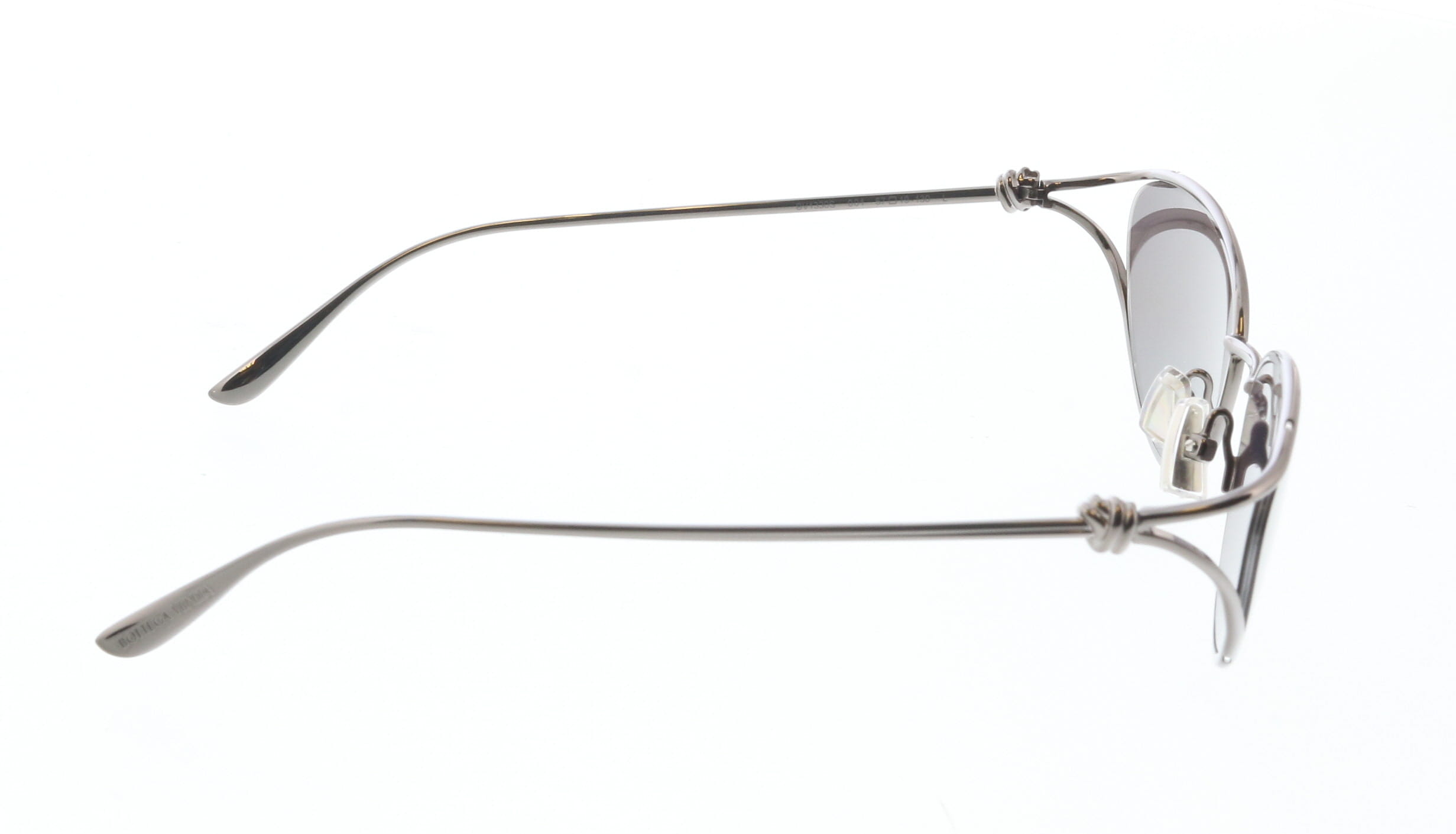 Bottega Veneta BV1330S-001 Chic Metal Cat-Eye Sunglasses