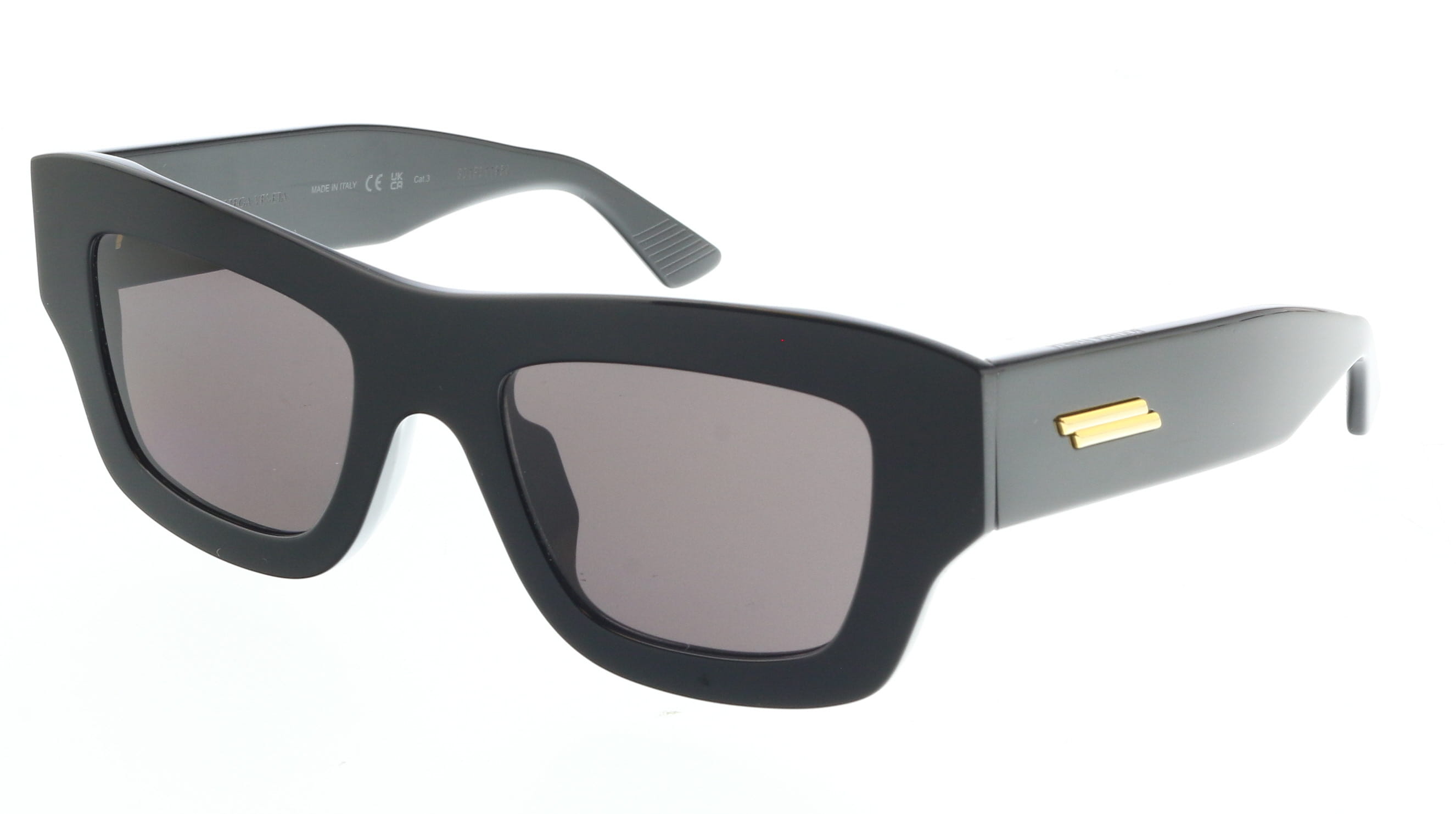 Bottega Veneta BV1357S-001 Bold Oversized Black Square