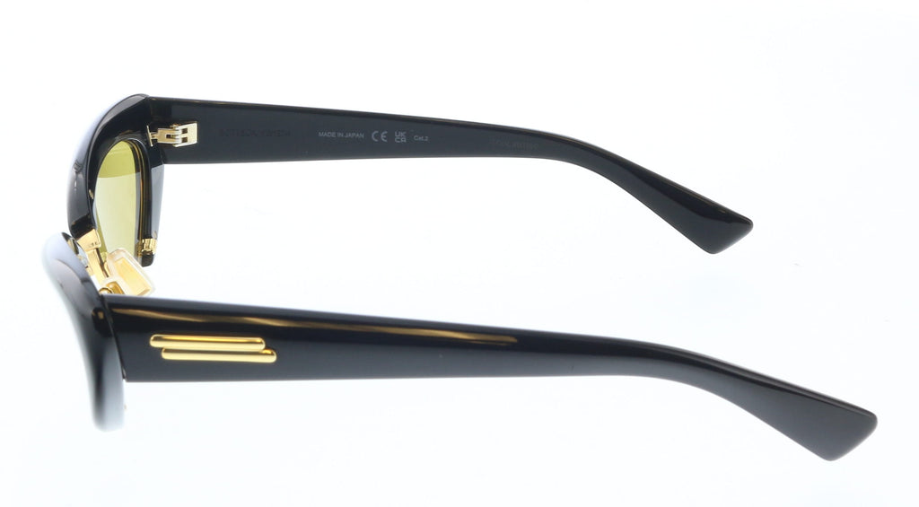 Bottega Veneta BV1387S-001 Black Cat-Eye Sunglasses