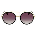Gucci GG0061S-001 Vintage-Inspired  Round Gold Sunglasses