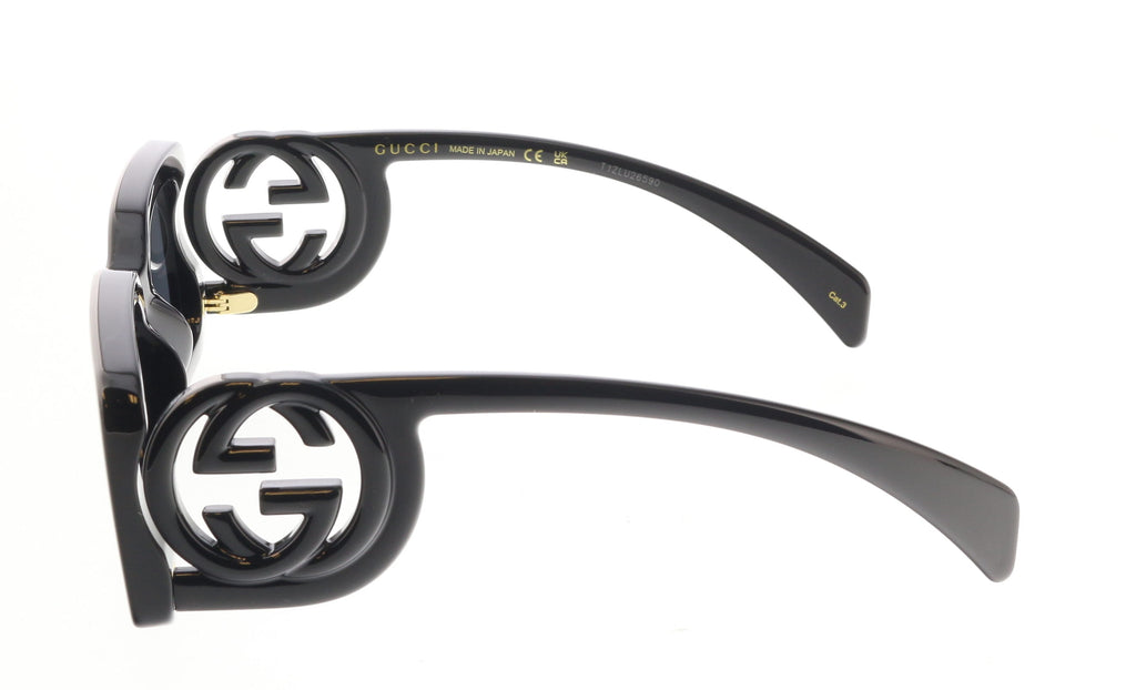 Gucci GG1325S-001 Black Square Ladies Sunglasses