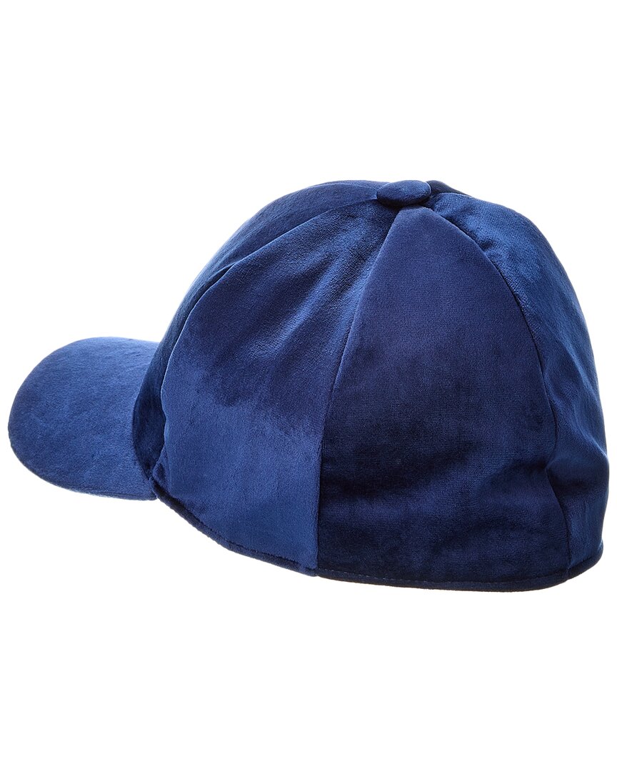 Surell Accessories Velvet Baseball Cap