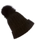 La Fiorentina Chenille Hat, Black
