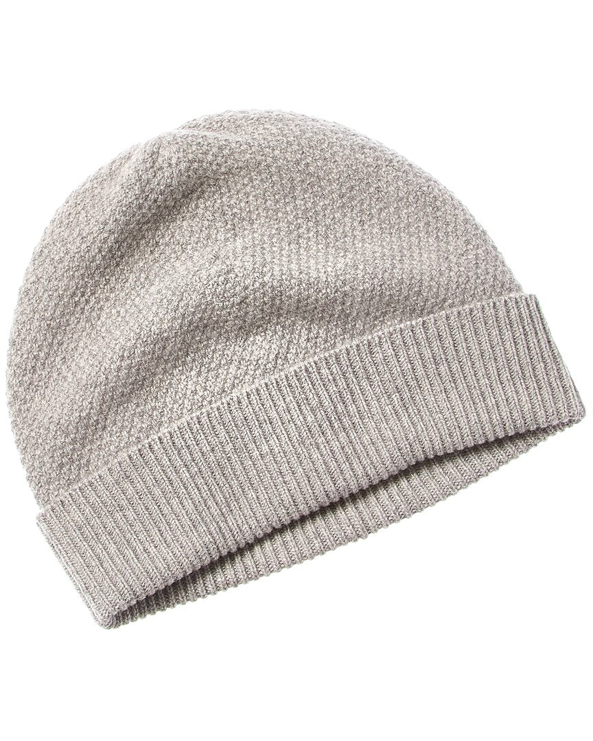 Phenix Moss Stitch Cashmere Hat Grey Multi One Size