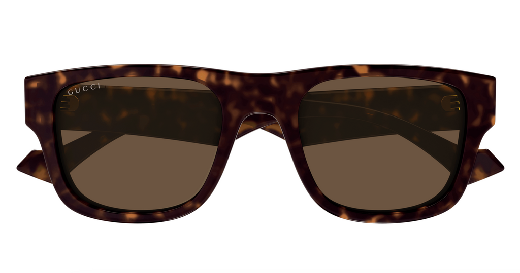 Gucci GG1427S-003 Havana square Mens Sunglasses