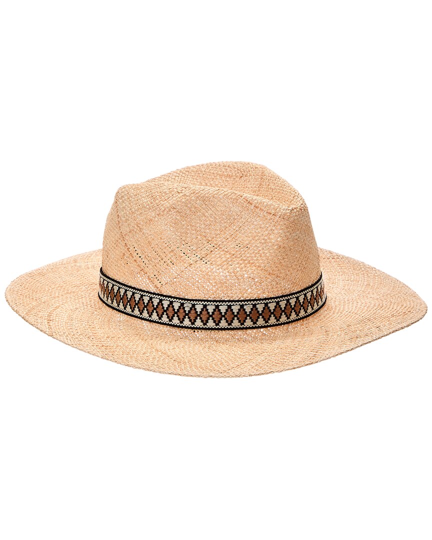 Bruno Magli Packable Straw Panama Hat