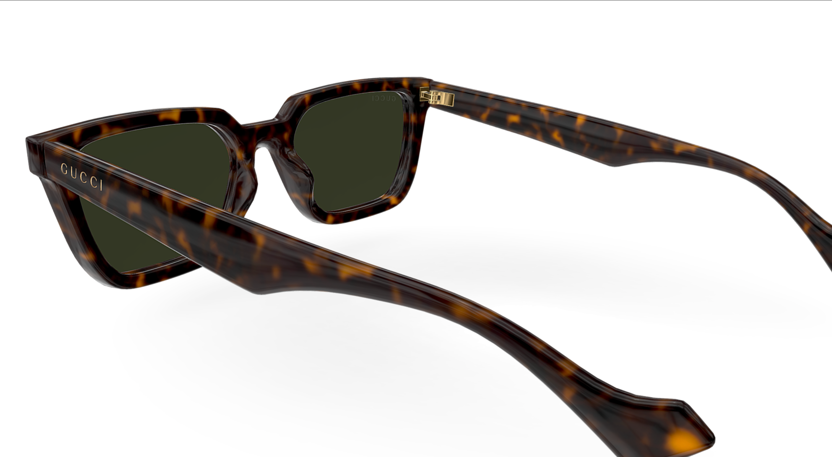 Gucci GG1539S-002 Havana square Mens Sunglasses