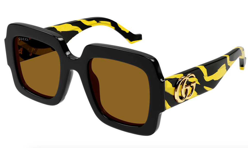 Gucci GG1547S-004 Black square Ladies Sunglasses