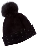 Forte Cashmere Crystal Cuff Cashmere Hat