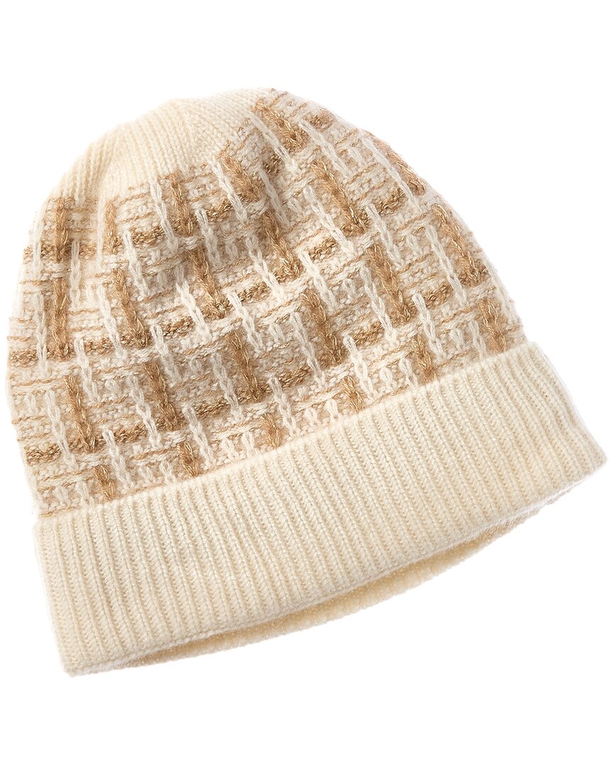 Forte Cashmere Lurex Detail Cashmere Hat