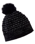 Forte Cashmere Lurex Textured Wool & Cashmere-Blend Hat
