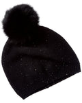 Sofiacashmere Lurex Lattice Stitch Cashmere Hat