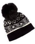 Sofiacashmere Fairisle Wool & Cashmere-Blend Hat