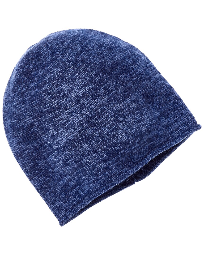 Amicale Cashmere Knit 2-Tone Cashmere Beanie