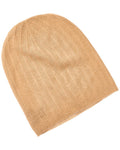 Hannah Rose Vertical Texture Slouchy Cashmere Hat