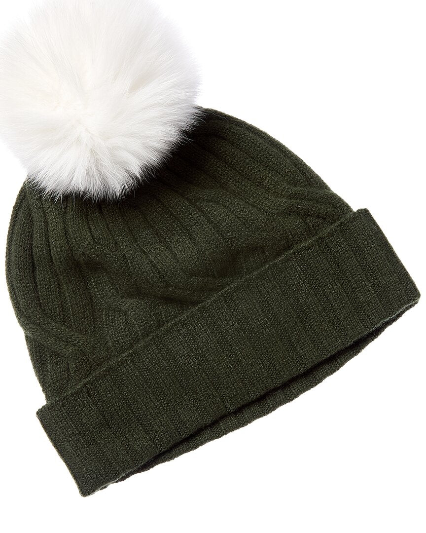 Hannah Rose Wide Cable Cashmere Hat