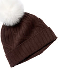 Hannah Rose Wide Cable Cashmere Hat