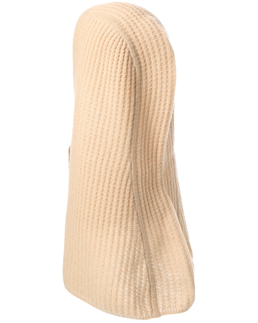 Hannah Rose Waffle Stitch Cashmere Balaclava