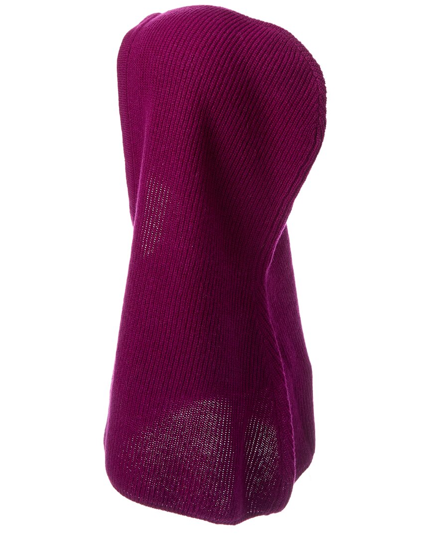 Hannah Rose Shaker Overlap Cashmere Balaclava