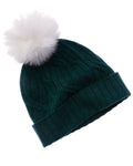 Hannah Rose Wide Cable Cashmere Hat