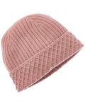 Bruno Magli Diamond Cuff Rib Cashmere Beanie