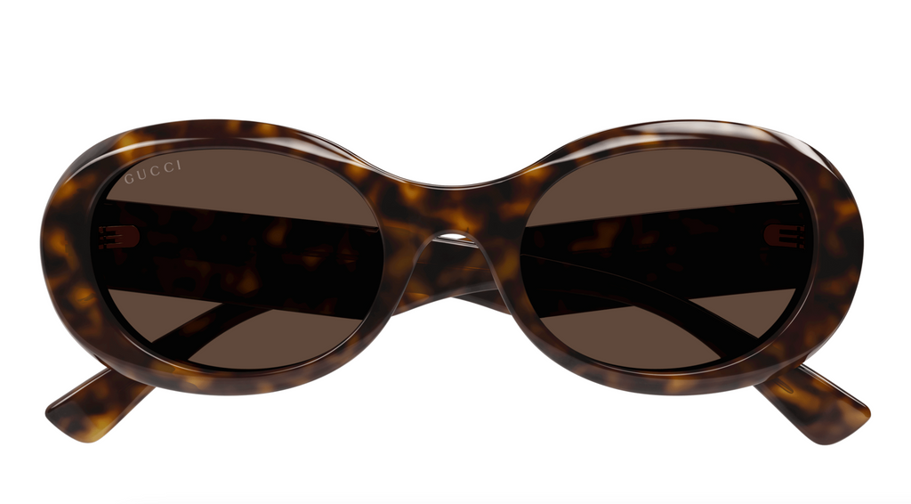 Gucci GG1587S-002 Havana round Ladies Sunglasses
