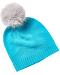 Phenix Zig-Zag Texture Cashmere Beanie