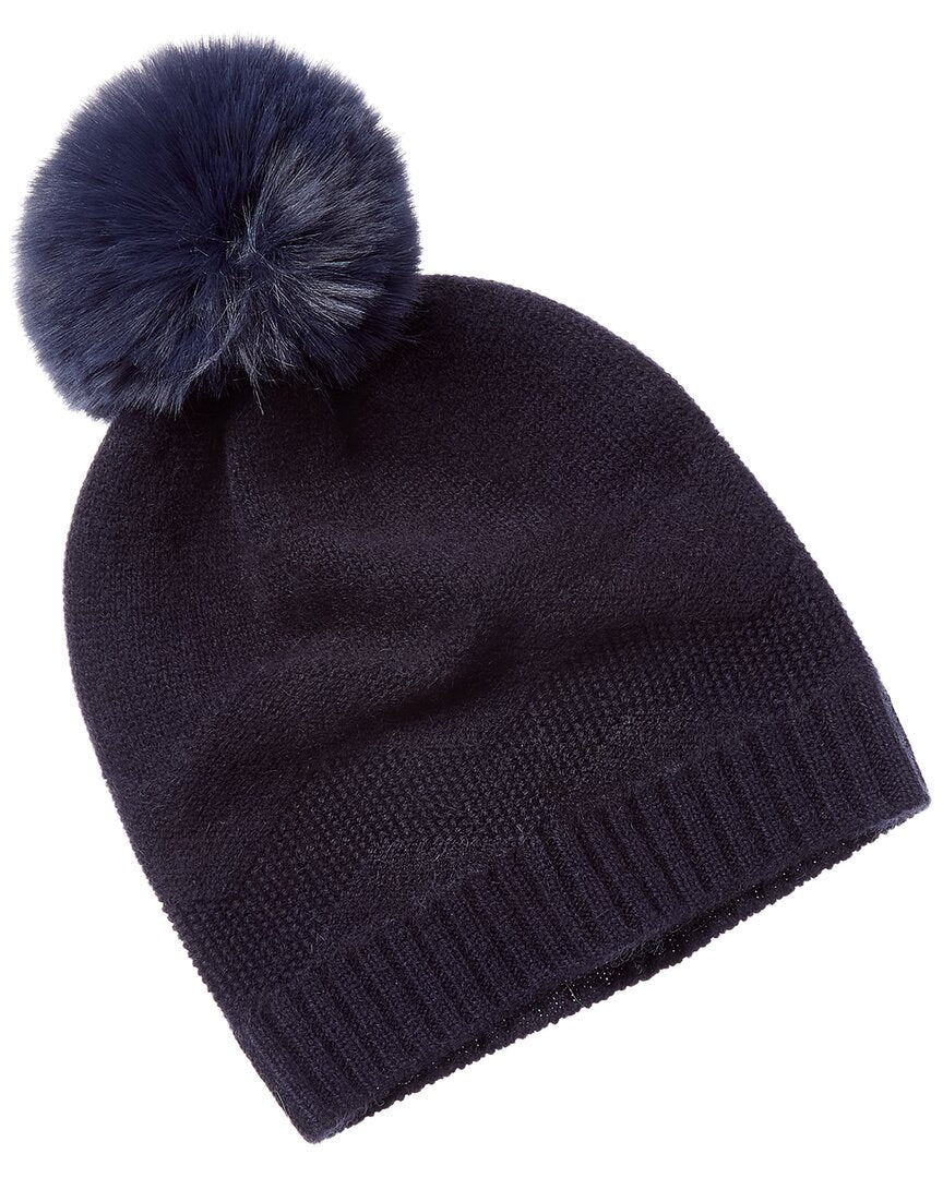 Phenix Zig-Zag Texture Cashmere Beanie