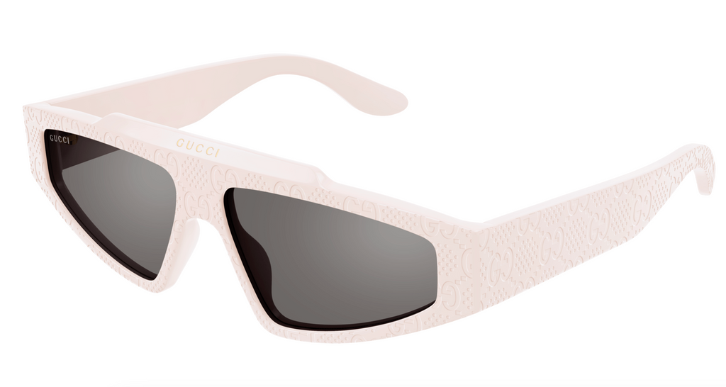 Gucci GG1591S-005 Ivory shield Mens Sunglasses