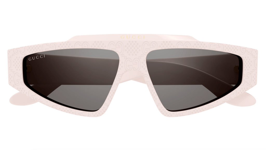 Gucci GG1591S-005 Ivory shield Mens Sunglasses