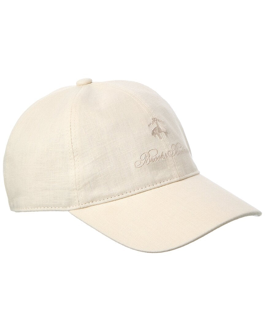 Brooks Brothers Linen Baseball Hat